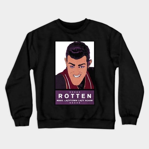 Robbie Rotten Crewneck Sweatshirt by hamaka